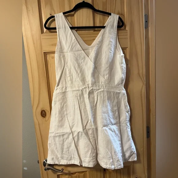 GAP | Dresses | Gap White Linen Dress | Poshmark